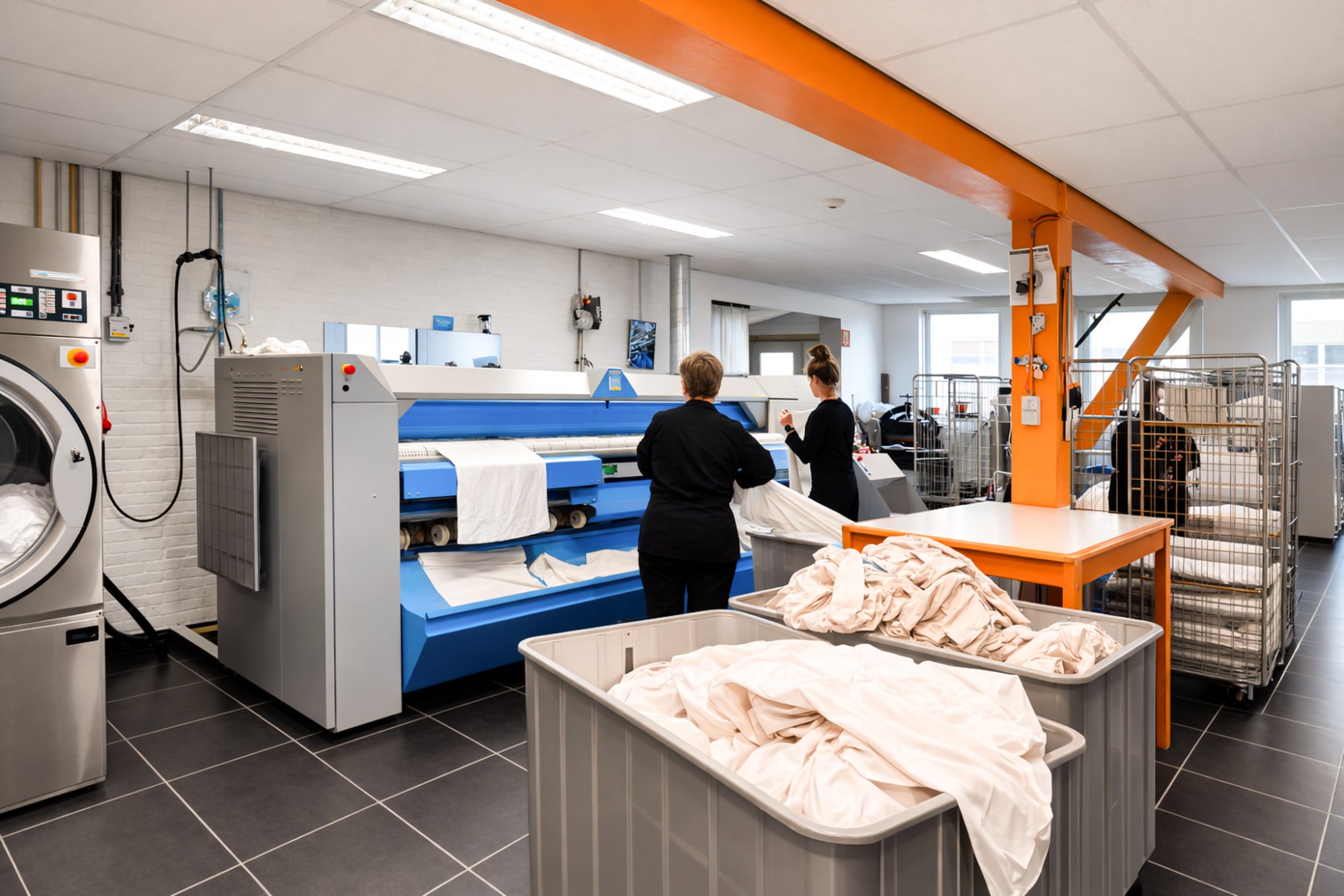 Het team van Wassalon Van 't Leven